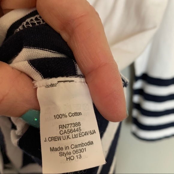 J. Crew Boatneck Striped Tee - Picture 8 of 8
